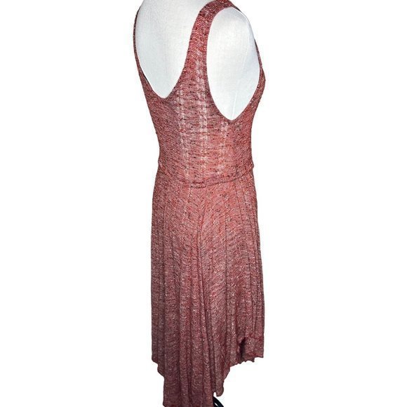 Free People‎ FP Beach Red Midi Tie Side Dress Size Small - Picture 8 of 11